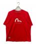EVISU（エヴィス）の古着「半袖カットソー」｜レッド