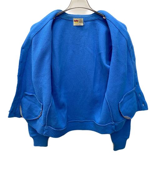 GRANT-CREST（グラントクレスト）GRANT-CREST (グラントクレスト) 厚手カーディガン ブルー サイズ:-の古着・服飾アイテム