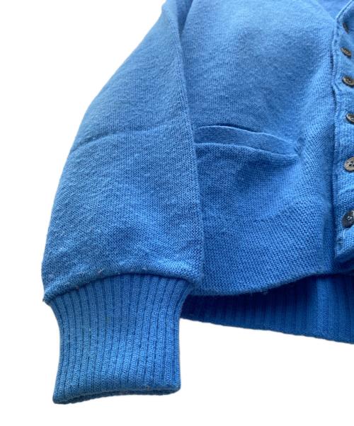 GRANT-CREST（グラントクレスト）GRANT-CREST (グラントクレスト) 厚手カーディガン ブルー サイズ:-の古着・服飾アイテム