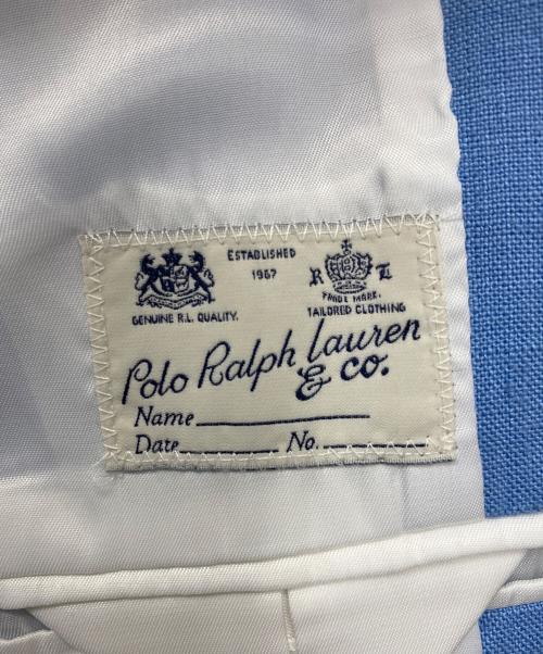 POLO RALPH LAUREN（ポロ・ラルフローレン）POLO RALPH LAUREN (ポロ・ラルフローレン) テーラードジャケット ブルー サイズ:SIZE2の古着・服飾アイテム