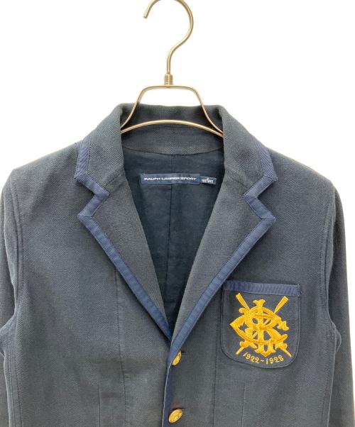 RALPH LAUREN SPORT（ラルフローレン スポーツ）RALPH LAUREN SPORT (ラルフローレン スポーツ) テーラードジャケット ネイビー サイズ:2の古着・服飾アイテム