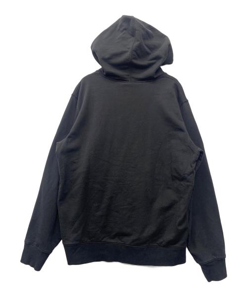 LACOSTE LIVE（ラコステライブ）LACOSTE LIVE (ラコステライブ) SUPREME (シュプリーム) プルオーバーパーカー ブラック サイズ:Ｌの古着・服飾アイテム