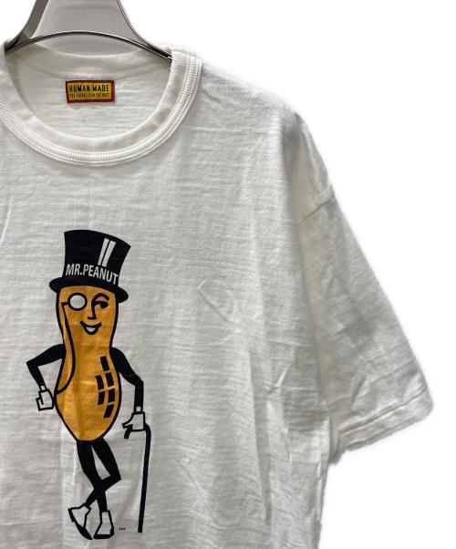 HUMAN MADE（ヒューマンメイド）HUMAN MADE (ヒューマンメイド) 半袖カットソー ホワイト サイズ:Lの古着・服飾アイテム