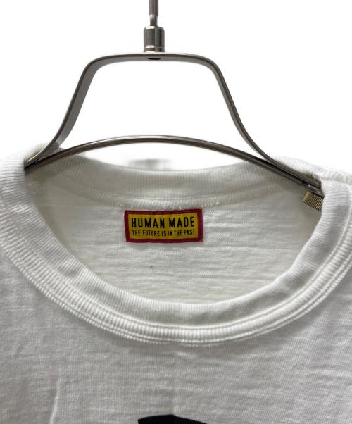 HUMAN MADE（ヒューマンメイド）HUMAN MADE (ヒューマンメイド) 半袖カットソー ホワイト サイズ:Lの古着・服飾アイテム