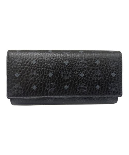 MCM（エムシーエム）MCM (エムシーエム) 長財布 ブラックの古着・服飾アイテム