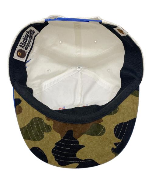 A BATHING APE（アベイシングエイプ）A BATHING APE (アベイシングエイプ) キャップ ブルー×ホワイトの古着・服飾アイテム