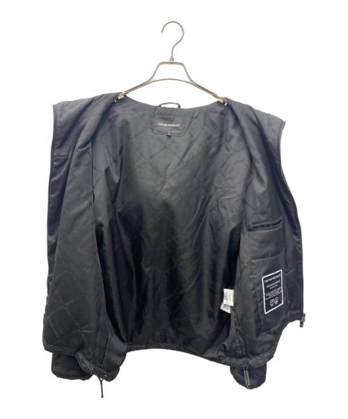 EMPORIO ARMANI（エンポリオ アルマーニ）EMPORIO ARMANI (エンポリオ アルマーニ) 中綿ジャケット ブラック サイズ:52の古着・服飾アイテム