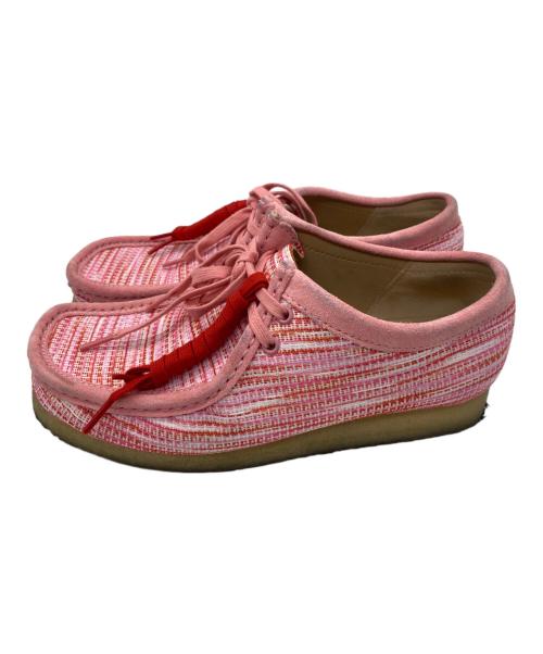 CLARKS ORIGINALS（クラークス オリジナルズ）Clarks Originals (クラークス オリジナルズ) BoTT (ボット) ワラビーシューズ ピンク サイズ:26の古着・服飾アイテム