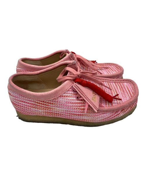 CLARKS ORIGINALS（クラークス オリジナルズ）Clarks Originals (クラークス オリジナルズ) BoTT (ボット) ワラビーシューズ ピンク サイズ:26の古着・服飾アイテム