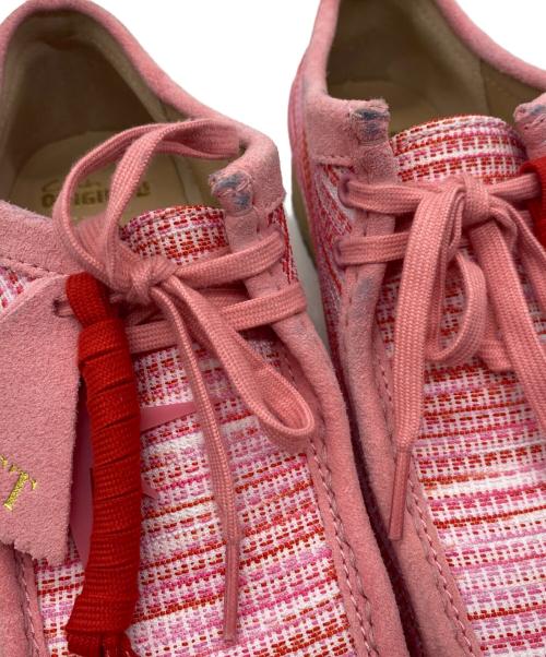 CLARKS ORIGINALS（クラークス オリジナルズ）Clarks Originals (クラークス オリジナルズ) BoTT (ボット) ワラビーシューズ ピンク サイズ:26の古着・服飾アイテム