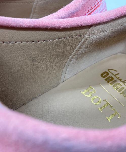 CLARKS ORIGINALS（クラークス オリジナルズ）Clarks Originals (クラークス オリジナルズ) BoTT (ボット) ワラビーシューズ ピンク サイズ:26の古着・服飾アイテム