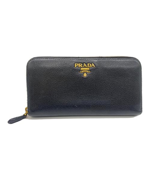 PRADA（プラダ）PRADA (プラダ) 長財布 ブラックの古着・服飾アイテム