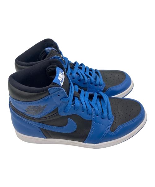 NIKE（ナイキ）NIKE (ナイキ) ハイカットスニーカー ブルー×ブラック サイズ:27の古着・服飾アイテム