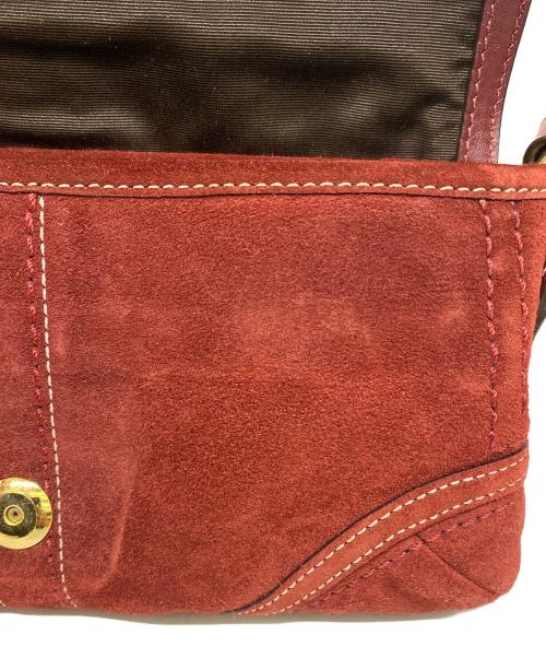 COACH（コーチ）COACH (コーチ) ショルダーバッグ レッドの古着・服飾アイテム
