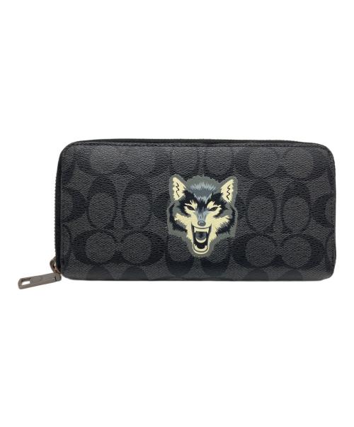COACH（コーチ）COACH (コーチ) 長財布 ブラックの古着・服飾アイテム
