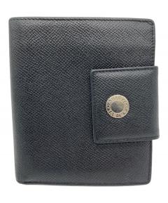 中古・古着通販】BVLGARI (ブルガリ) 2つ折り財布 ブラック｜ブランド