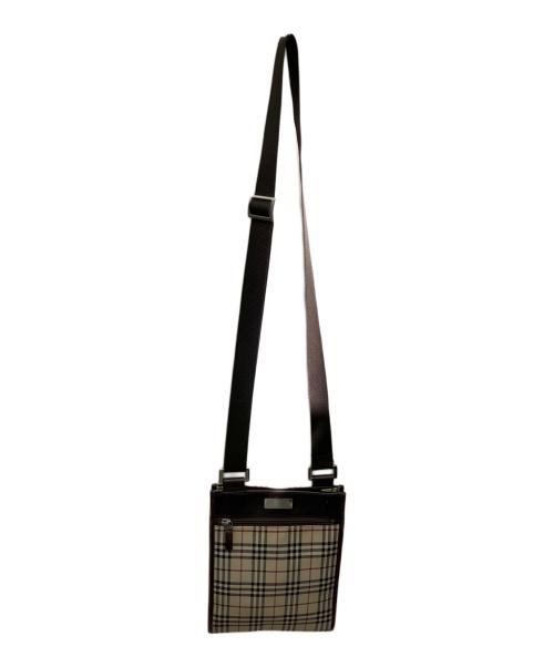 BURBERRY（バーバリー）BURBERRY (バーバリー) ショルダーバッグ ベージュ×ブラウンの古着・服飾アイテム