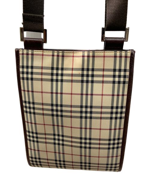 BURBERRY（バーバリー）BURBERRY (バーバリー) ショルダーバッグ ベージュ×ブラウンの古着・服飾アイテム