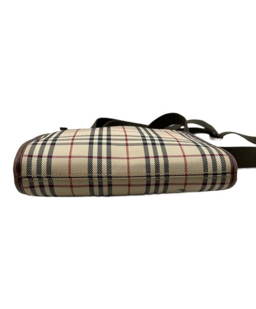 BURBERRY（バーバリー）BURBERRY (バーバリー) ショルダーバッグ ベージュ×ブラウンの古着・服飾アイテム