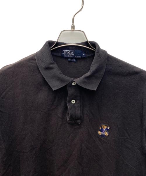 POLO BY RALPH LAUREN（ポロ バイ ラルフローレン）Polo by Ralph Lauren (ポロ バイ ラルフローレン) ポロシャツ ブラック サイズ:Mの古着・服飾アイテム
