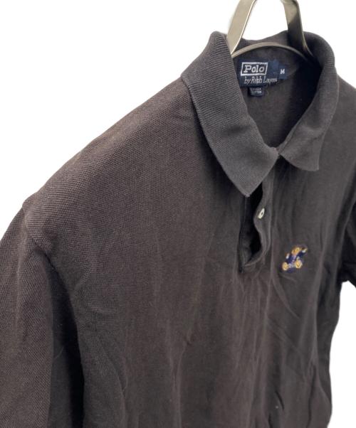 POLO BY RALPH LAUREN（ポロ バイ ラルフローレン）Polo by Ralph Lauren (ポロ バイ ラルフローレン) ポロシャツ ブラック サイズ:Mの古着・服飾アイテム