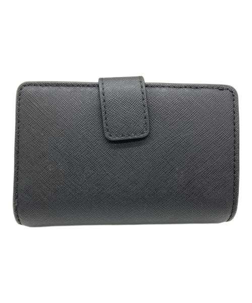 MICHAEL KORS（マイケルコース）MICHAEL KORS (マイケルコース) 2つ折り財布 ブラックの古着・服飾アイテム
