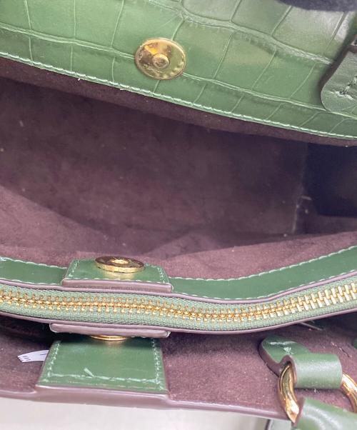 MICHAEL KORS（マイケルコース）MICHAEL KORS (マイケルコース) ハンドバッグ グリーンの古着・服飾アイテム