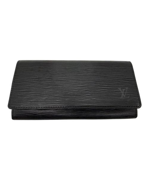 LOUIS VUITTON（ルイ ヴィトン）LOUIS VUITTON (ルイ ヴィトン) 長財布 ブラックの古着・服飾アイテム