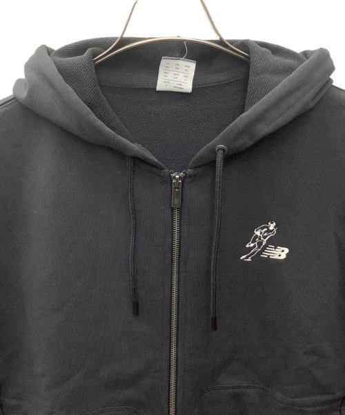 NEW BALANCE（ニューバランス）NEW BALANCE (ニューバランス) ジップパーカー ブラック サイズ:Sの古着・服飾アイテム