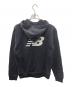 NEW BALANCE (ニューバランス) ジップパーカー ブラック サイズ:S：8000円