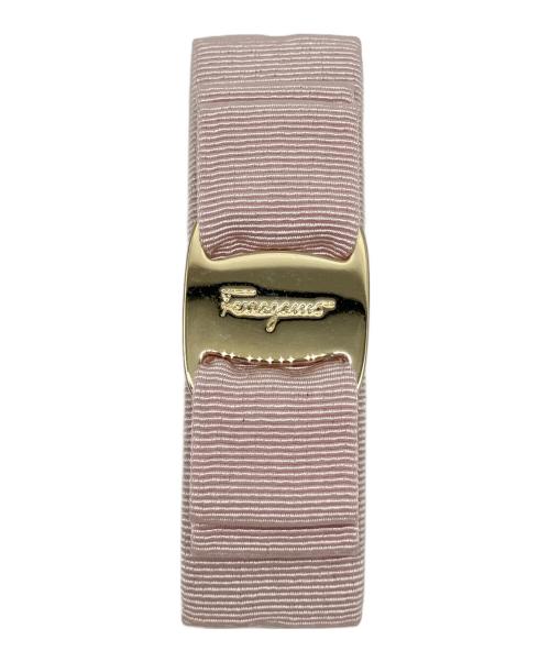 Salvatore Ferragamo（サルヴァトーレ フェラガモ）Salvatore Ferragamo (サルヴァトーレ フェラガモ) バレッタ ピンクの古着・服飾アイテム