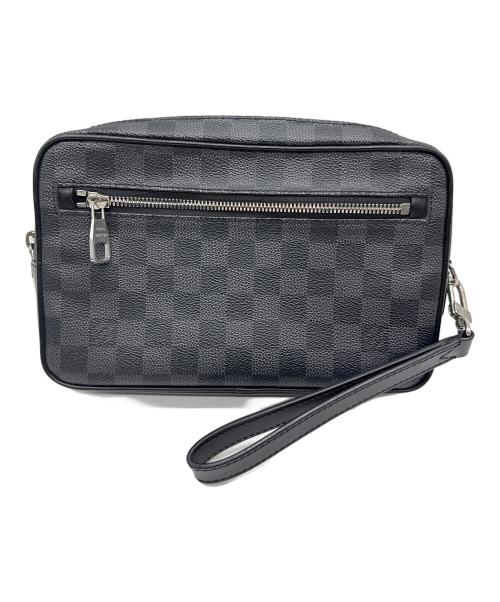 LOUIS VUITTON（ルイ ヴィトン）LOUIS VUITTON (ルイ ヴィトン) クラッチバッグ ブラックの古着・服飾アイテム