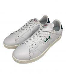 LACOSTE（ラコステ）の古着「ローカットスニーカー」｜ホワイト×グリーン