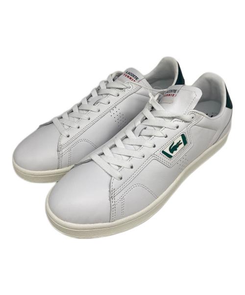 LACOSTE（ラコステ）LACOSTE (ラコステ) ローカットスニーカー ホワイト×グリーン サイズ:27cm 未使用品の古着・服飾アイテム
