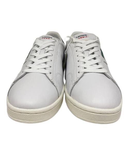 LACOSTE（ラコステ）LACOSTE (ラコステ) ローカットスニーカー ホワイト×グリーン サイズ:27cm 未使用品の古着・服飾アイテム