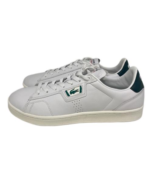 LACOSTE（ラコステ）LACOSTE (ラコステ) ローカットスニーカー ホワイト×グリーン サイズ:27cm 未使用品の古着・服飾アイテム