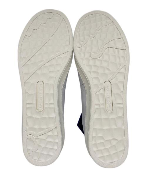 LACOSTE（ラコステ）LACOSTE (ラコステ) ローカットスニーカー ホワイト×グリーン サイズ:27cm 未使用品の古着・服飾アイテム