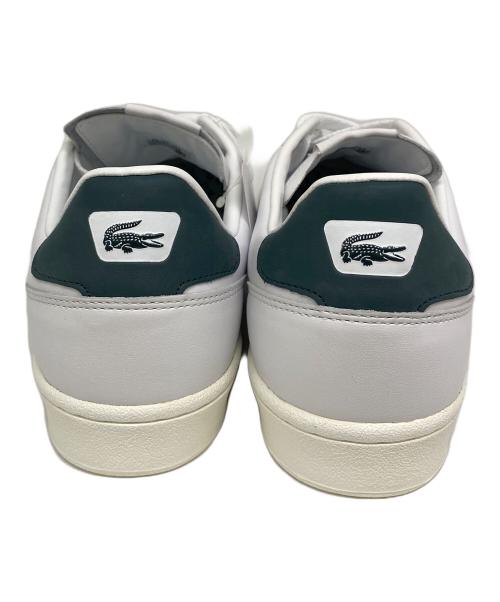 LACOSTE（ラコステ）LACOSTE (ラコステ) ローカットスニーカー ホワイト×グリーン サイズ:27cm 未使用品の古着・服飾アイテム