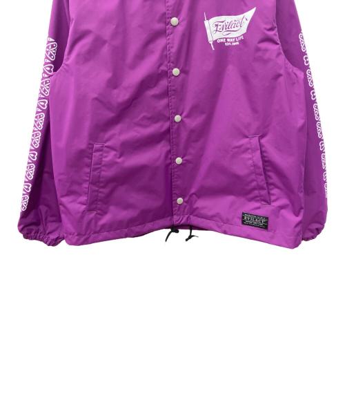 EVILACT（イーヴルアクト）EVILACT (イーヴルアクト) コーチジャケット パープル サイズ:Lの古着・服飾アイテム