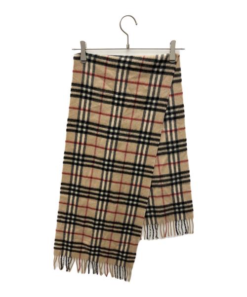 BURBERRY LONDON（バーバリーロンドン）BURBERRY LONDON (バーバリーロンドン) カシミヤマフラー ブラウンの古着・服飾アイテム