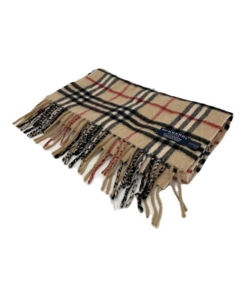BURBERRY LONDON（バーバリーロンドン）BURBERRY LONDON (バーバリーロンドン) カシミヤマフラー ブラウンの古着・服飾アイテム