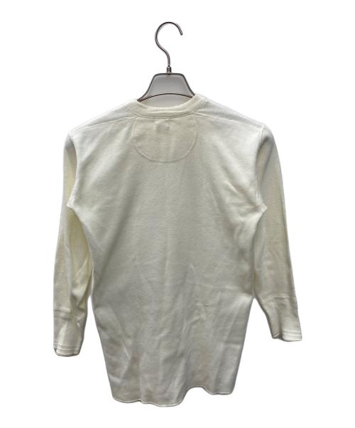 Cranbrook（クランブルック）Cranbrook (クランブルック) ヘンリーネックカットソー ホワイト サイズ:Freeの古着・服飾アイテム