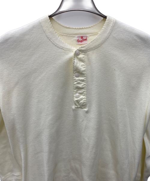 Cranbrook（クランブルック）Cranbrook (クランブルック) ヘンリーネックカットソー ホワイト サイズ:Freeの古着・服飾アイテム