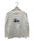 stussyステューシー）の古着「長袖カットソー」｜ホワイト