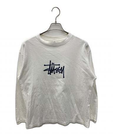 中古・古着通販】stussy (ステューシー) 長袖カットソー ホワイト