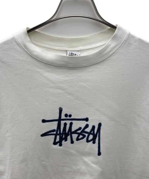 stussy（ステューシー）stussy (ステューシー) 長袖カットソー ホワイト サイズ:Mの古着・服飾アイテム