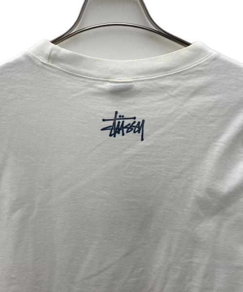 stussy（ステューシー）stussy (ステューシー) 長袖カットソー ホワイト サイズ:Mの古着・服飾アイテム