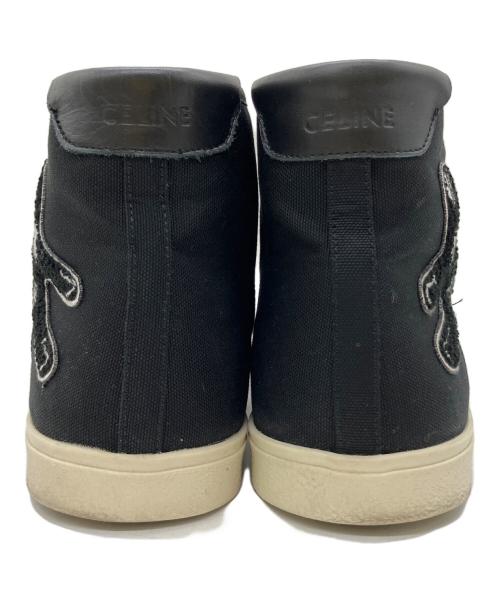 CELINE（セリーヌ）CELINE (セリーヌ) ANDRE BUTZER ハイカットスニーカー ブラック サイズ:41の古着・服飾アイテム