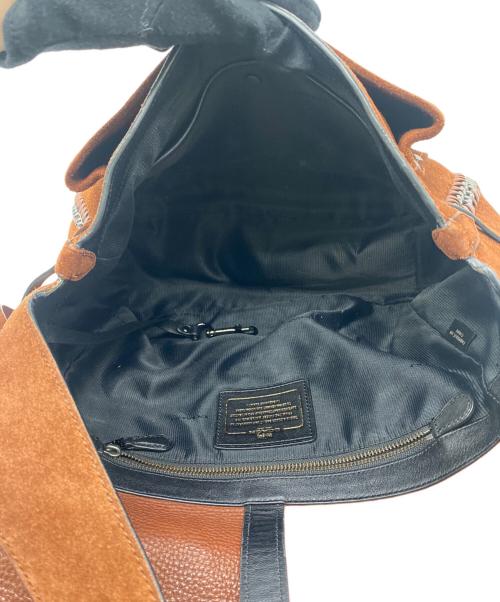 COACH（コーチ）COACH (コーチ) スエードメッセンジャーバッグ ブラウンの古着・服飾アイテム