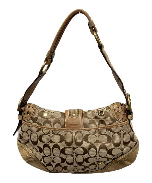 COACH（コーチ）COACH (コーチ) ハンドバッグ ブラウンの古着・服飾アイテム